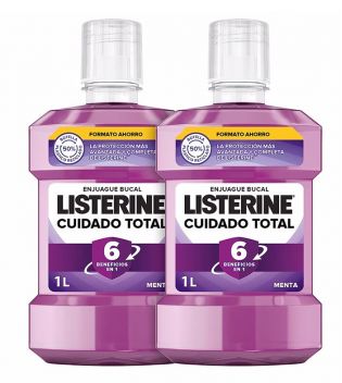Listerine - Duplo Enjuague bucal Cuidado Total 1000ml