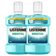 Listerine - Duplo Enjuague bucal Mentol 1000ml