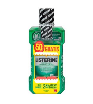 Listerine - Enjuague bucal Dientes y Encías 500ml + 250ml