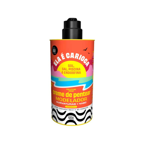 Lola Cosmetics - *Ela É Carioca* - Crema de peinado moldeadora de rizos - Cabello rizado 4ABC