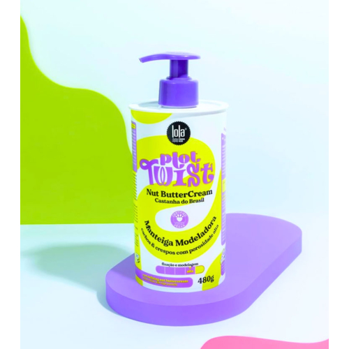 Lola Cosmetics - *Plot Twist* - Crema de peinado modeladora de rizos 480g - Nuez de Brasil