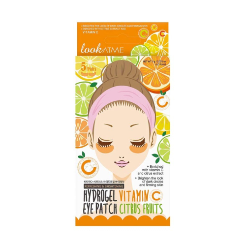 Look At Me - Parches de hidrogel para el contorno de ojos con Vitamina C - Frutas cítricas