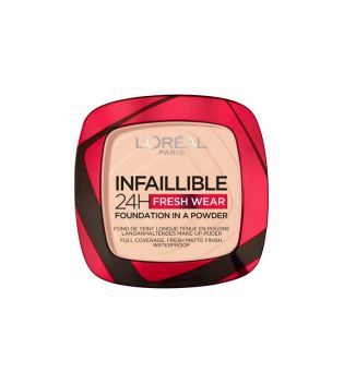 Loreal - Maquillaje en polvo Infaillible Fresh Wear - 180: Rose Sand