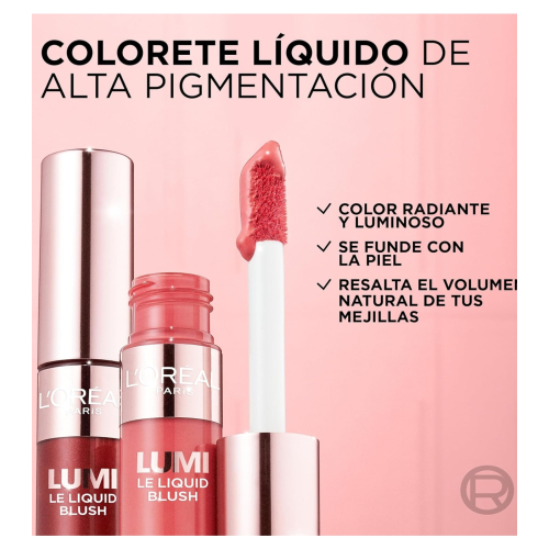 Loreal Paris - Colorete líquido Lumi - 625: Glowy Gold Pink