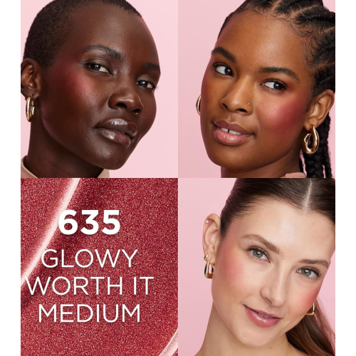 Loreal Paris - Colorete líquido Lumi - 635 Glowy Worth It Medium