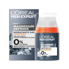 Loreal Paris - Crema Hidratante Hipoalergénica Magnesium Defense de Men Expert.
