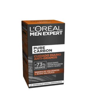 Loreal Paris - Cuidado diario anti-granos Pure Carbon Men Expert