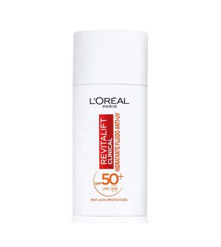 Loreal Paris - Fluido hidratante con vitamina C anti-UV SPF 50+ Revitalift Clinical