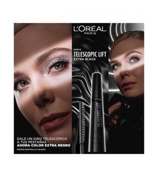 Loreal Paris - Máscara de pestañas alargadora Telescopic Lift - Extra Black
