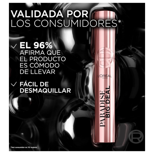 Loreal Paris - Máscara de pestañas Lash Paradise Big Deal - Negro