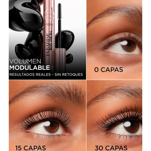 Loreal Paris - Máscara de pestañas Lash Paradise Big Deal - Negro