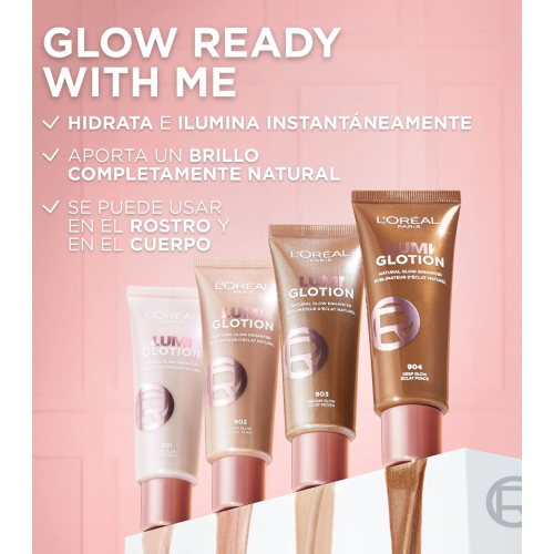 Loreal Paris - Prebase iluminadora Lumi Glotion - 901: Fair Glow