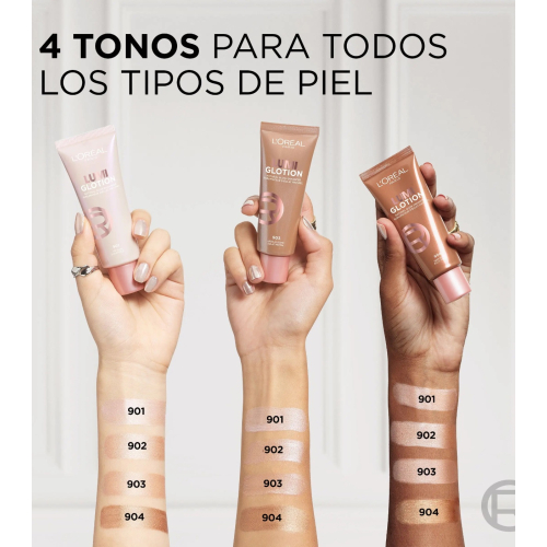 Loreal Paris - Prebase iluminadora Lumi Glotion - 901: Fair Glow