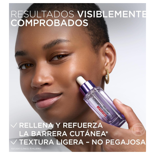 Loreal Paris - Sérum anti-arrugas con ácido hialurónico + péptidos Revitalift Filler