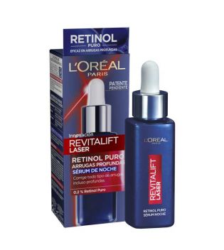 Loreal Paris - Sérum de noche 0,2% retinol puro Revitalift Laser