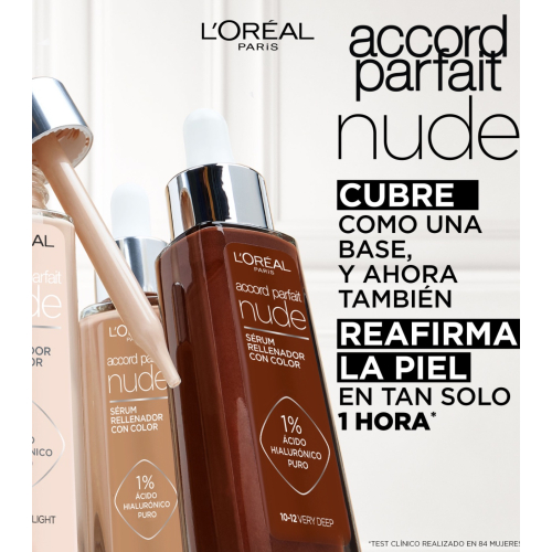 Loreal Paris - Sérum rellenador con color Accord Parfait Nude - 2-3: Light