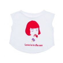 Lovelanders - Camiseta para mujer - Love is in the sex M/L