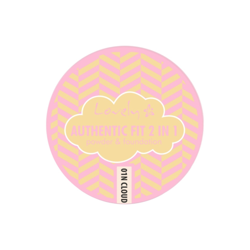 Lovely - Base de maquillaje en polvo 2 en 1 Authentic Fit - 01N Cloud