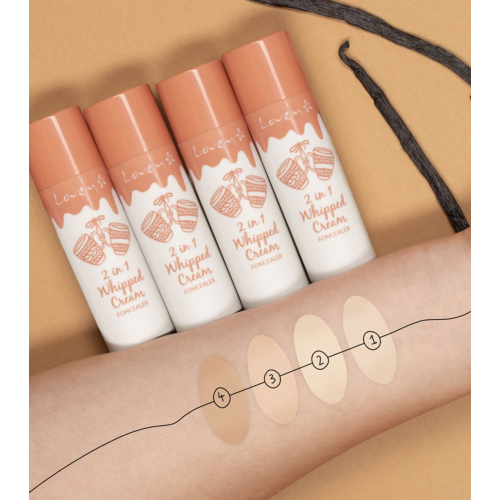 Lovely - *Cozy Feeling* - Base de maquillaje y corrector 2 in 1 Whipped Cream - 02: Nude