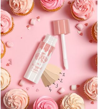 Lovely - *Cozy Feeling* - Base de maquillaje y corrector 2 in 1 Whipped Cream - 02: Nude
