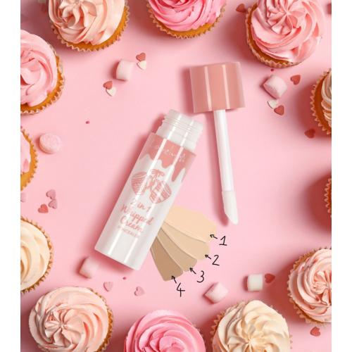Lovely - *Cozy Feeling* - Base de maquillaje y corrector 2 in 1 Whipped Cream - 01: Porcelain