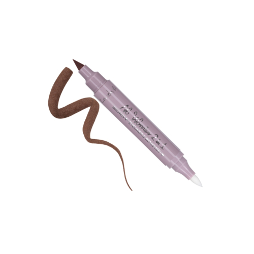 Lovely - Delineador de ojos 2 en 1 No Worries - Brown