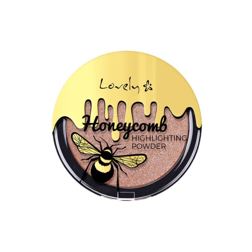Lovely - *Honey Bee Beautiful* - Iluminador en polvo Honeycomb - 2