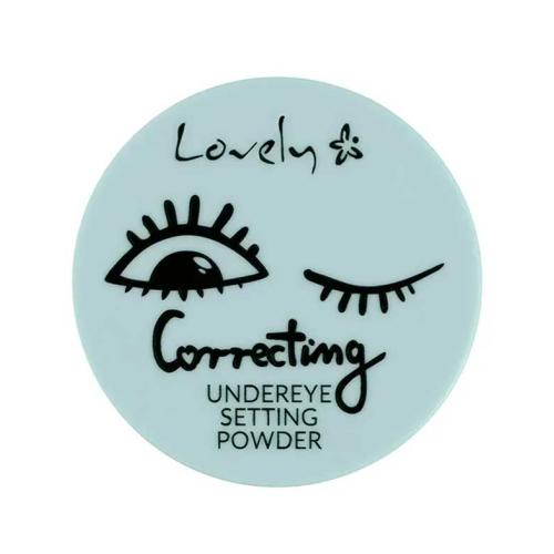 Lovely - Polvos sueltos fijadores para contorno de ojos - Correcting