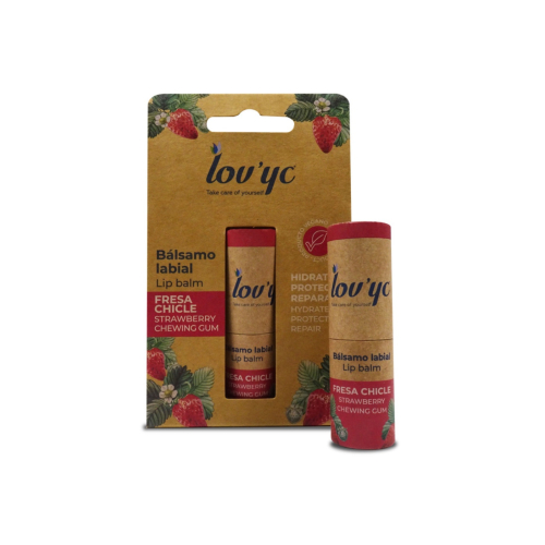 Lovyc - Bálsamo labial fresa chicle