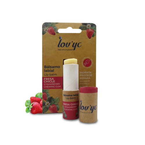 Lovyc - Bálsamo labial fresa chicle
