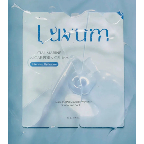 LUVUM - Mascarilla facial hidratante Glacial Marine Algae-PDRN