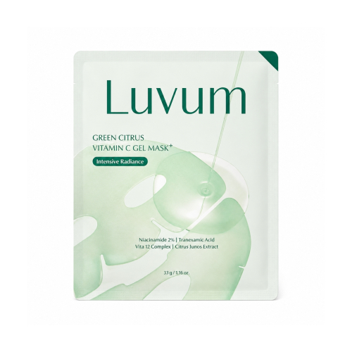 LUVUM - Mascarilla facial iluminadora Green Citrus Vitamin C