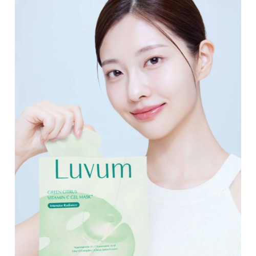 LUVUM - Mascarilla facial iluminadora Green Citrus Vitamin C