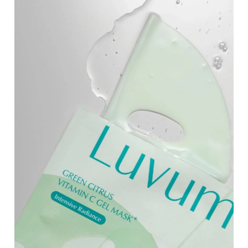LUVUM - Mascarilla facial iluminadora Green Citrus Vitamin C