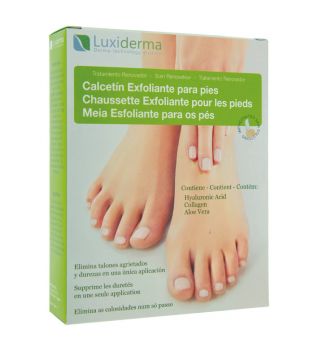 Luxiderma - Calcetín exfoliante para pies