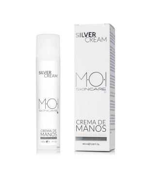 M.O.I. Skincare - Crema de manos Silver con polvo de plata