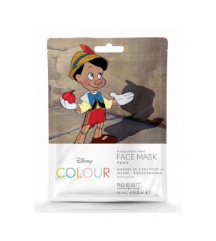 Mad Beauty - *Disney Colour*  - Mascarilla facial Pinocho - Manzana