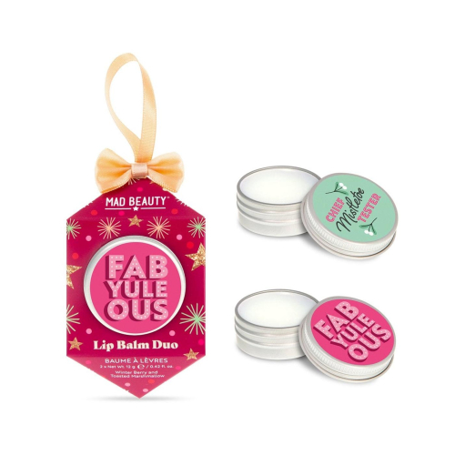 Mad Beauty - *FabYuleOus* - Dúo de bálsamos labiales