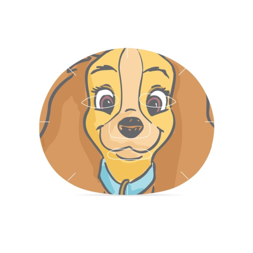 Mad Beauty - *Lady and the Tramp* - Dúo de mascarillas faciales