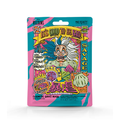 Mad Beauty - Mascarilla facial Disney Villains - Cruella: It´s Good To Be Bad