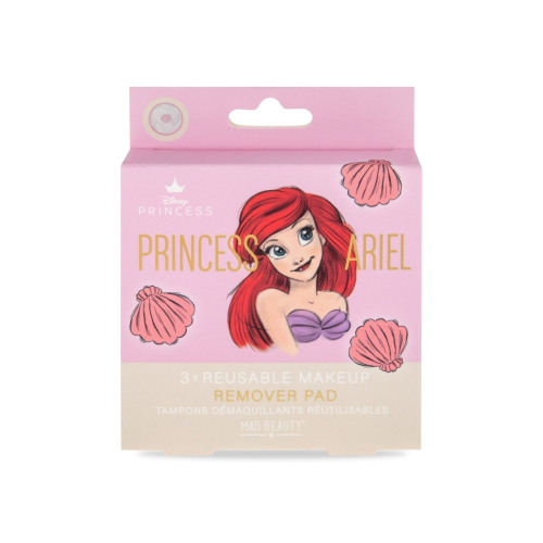 Mad Beauty - *Pure Princess* - 3 discos desmaquillantes reutilizables - Princess Ariel