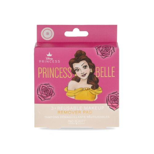 Mad Beauty - *Pure Princess* - 3 discos desmaquillantes reutilizables - Princess Belle