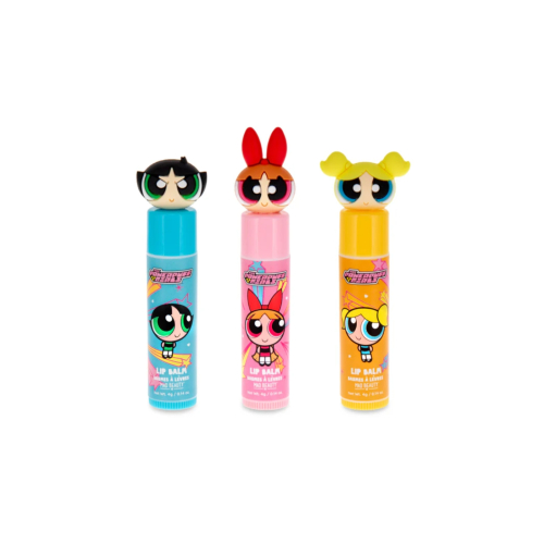 Mad Beauty - *The Powerpuff Girls* - Trío de bálsamos labiales