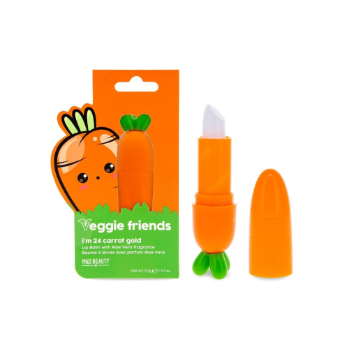 Mad Beauty - *Veggie Friends* - Bálsamo labial Carrot