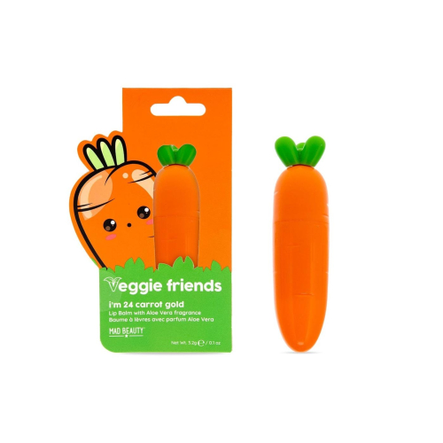 Mad Beauty - *Veggie Friends* - Bálsamo labial Carrot
