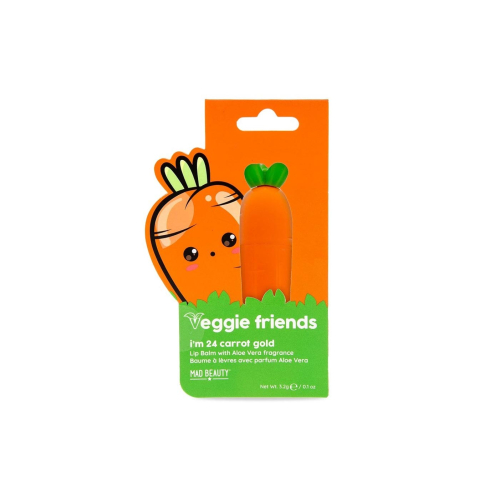 Mad Beauty - *Veggie Friends* - Bálsamo labial Carrot