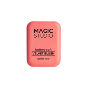 Magic Studio - Colorete en polvo Velvet Blush - Golden Coral