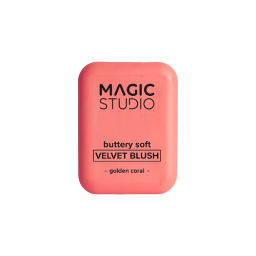 Magic Studio - Colorete en polvo Velvet Blush - Golden Coral