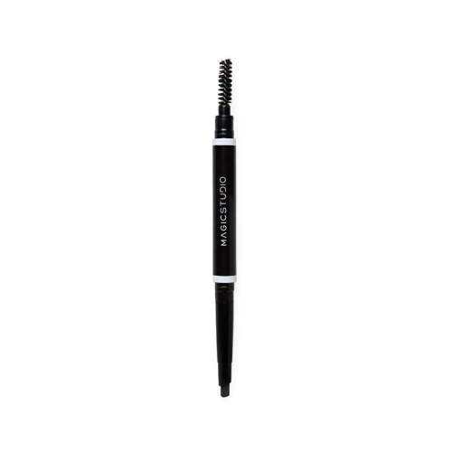 Magic Studio - Lápiz de cejas automático Double Eyebrow - Dark brown