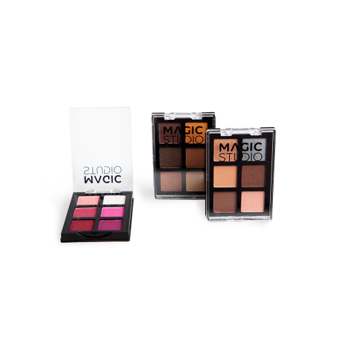 Magic Studio - Mini paleta de sombras de ojos Assorted - 3
